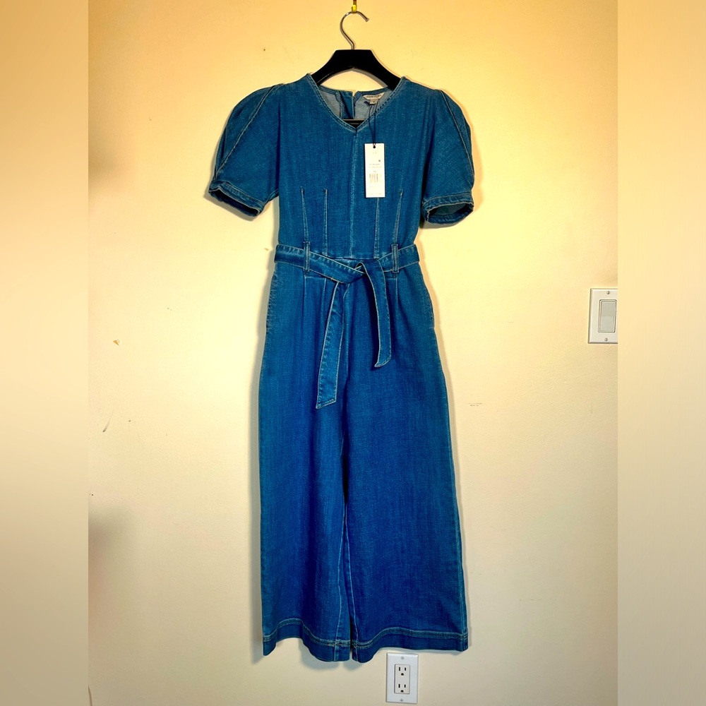 Habitual Girl Denim wide leg Jumpsuit. Size 12